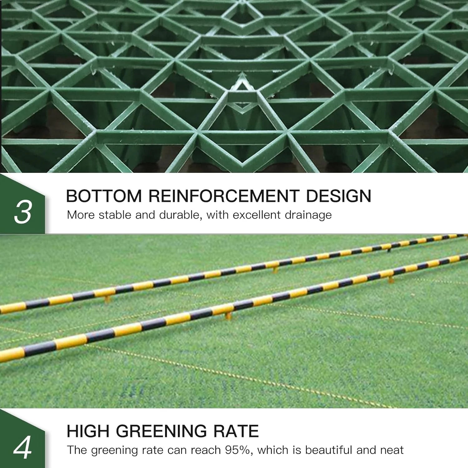 2.3" Depth Permeable Paver System, Pack of 6 X461