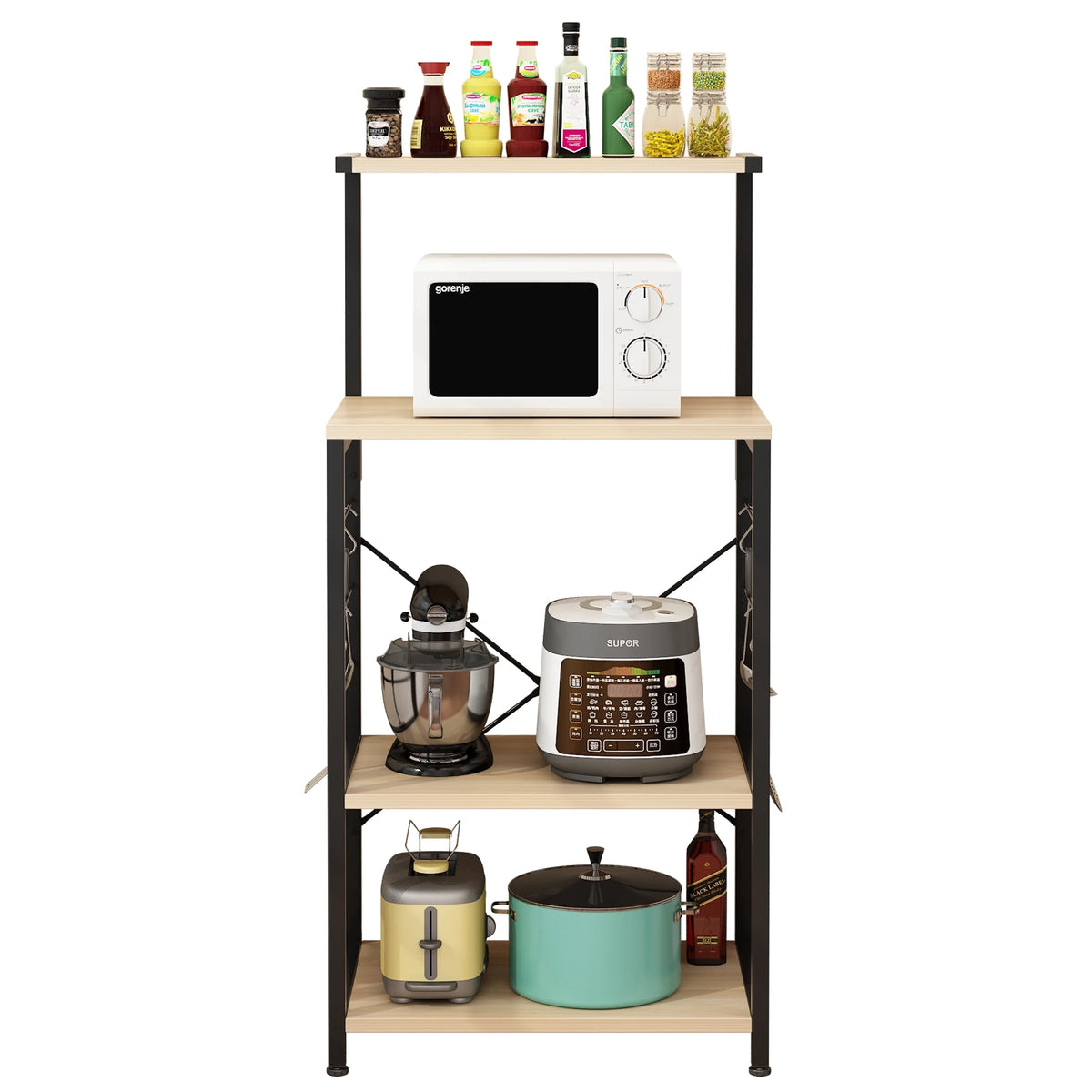 Microwave Oven Stand Storage Organizer F1903