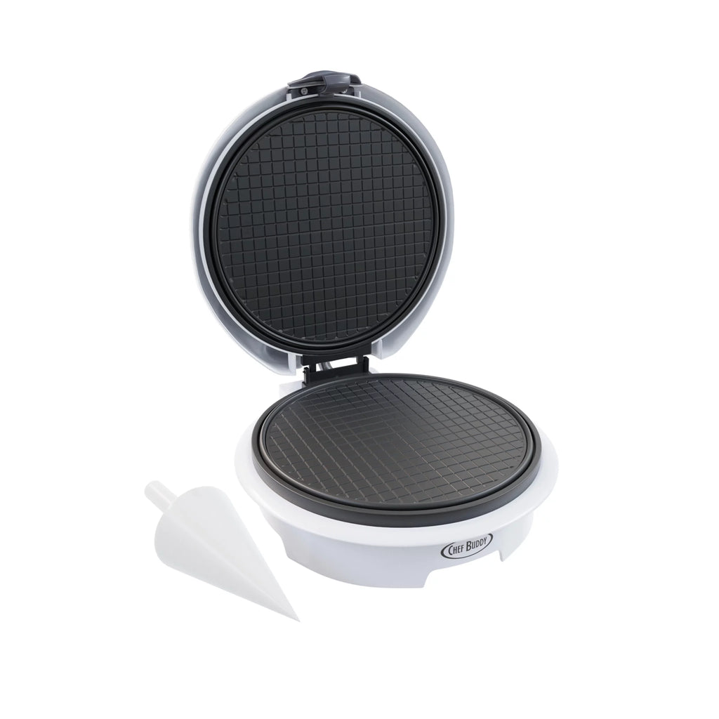 White Electric Nonstick Waffle Cone Maker M5217