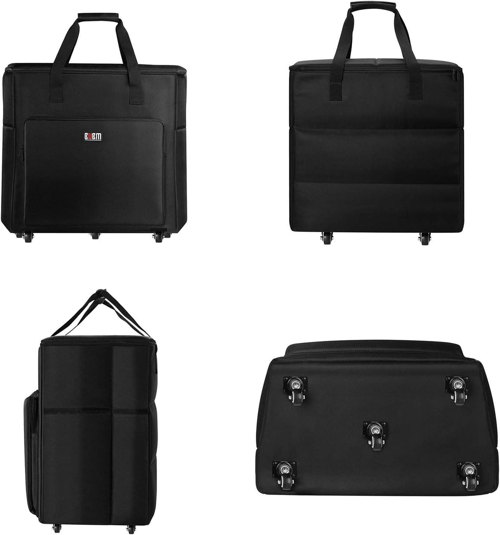 Desktop PC Computer Travel Storage Carrying Case Bag with Wheels (27 Inch) B19047