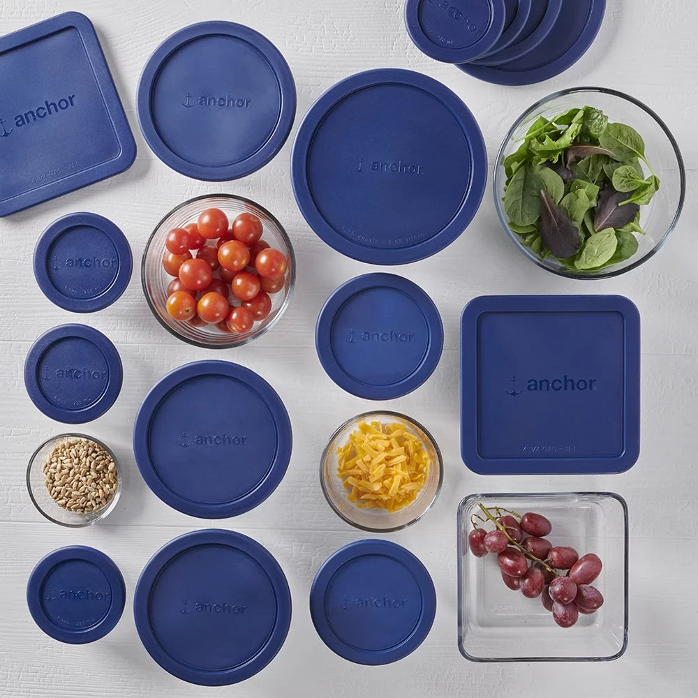 30 Piece Glass Food Storage Containers with Lids B422
