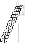 Black Wall Mounted Folding Attic Stairs R153523