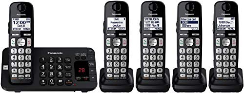 2 Handset DECT 6.0 Cordless Phone System with Answering Machine V3039