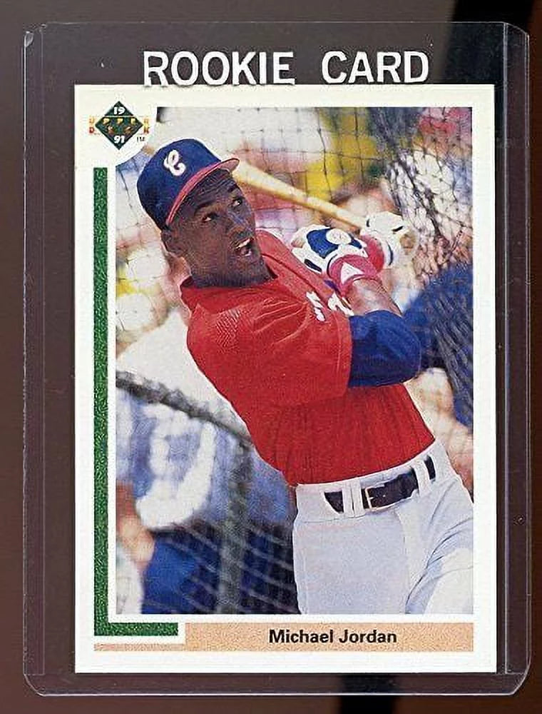 1991 Upper Deck Michael Jordan Chicago Bulls Baseball Rookie Card V7178
