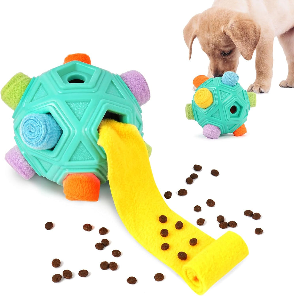 Dog Puzzle Toy Snuffle Ball Treat Dispensing Toy, Machine Washable E337
