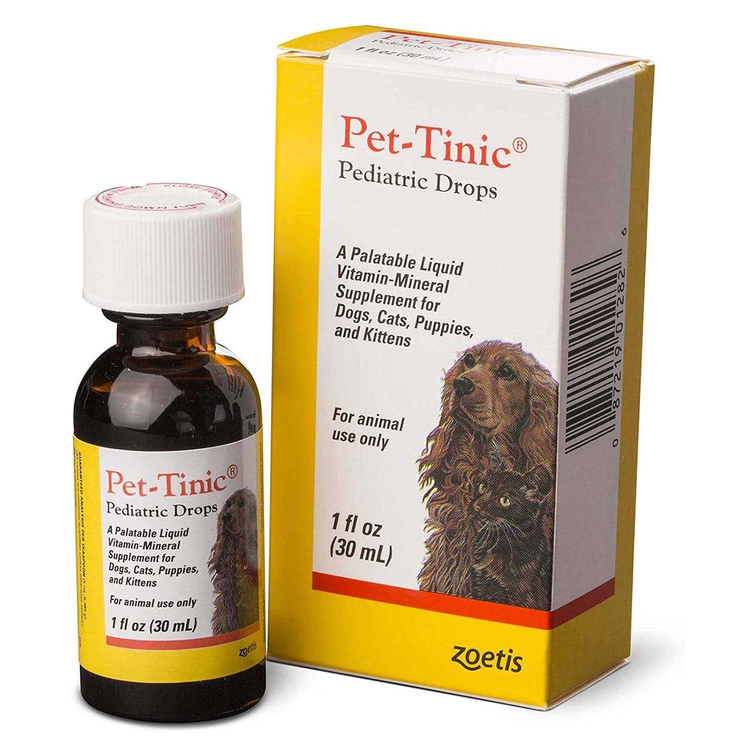 Pet-Tinic Pediatric Drops for Dogs J7562