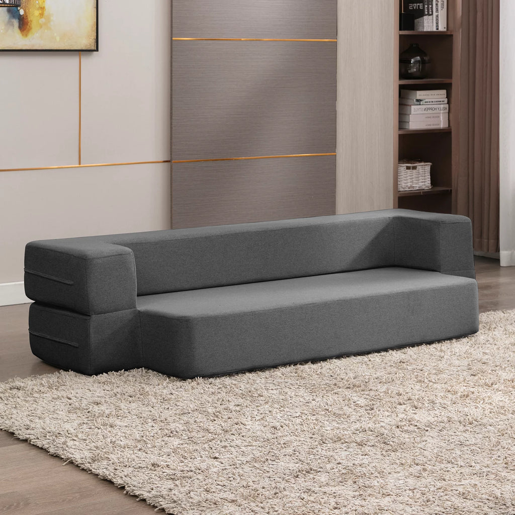 Dark Gray Folding Queen Size Sleeper Sofa Bed G848842