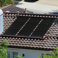 28" X 20' ft Black Solar Panel System Heating Swimming Pool M6720