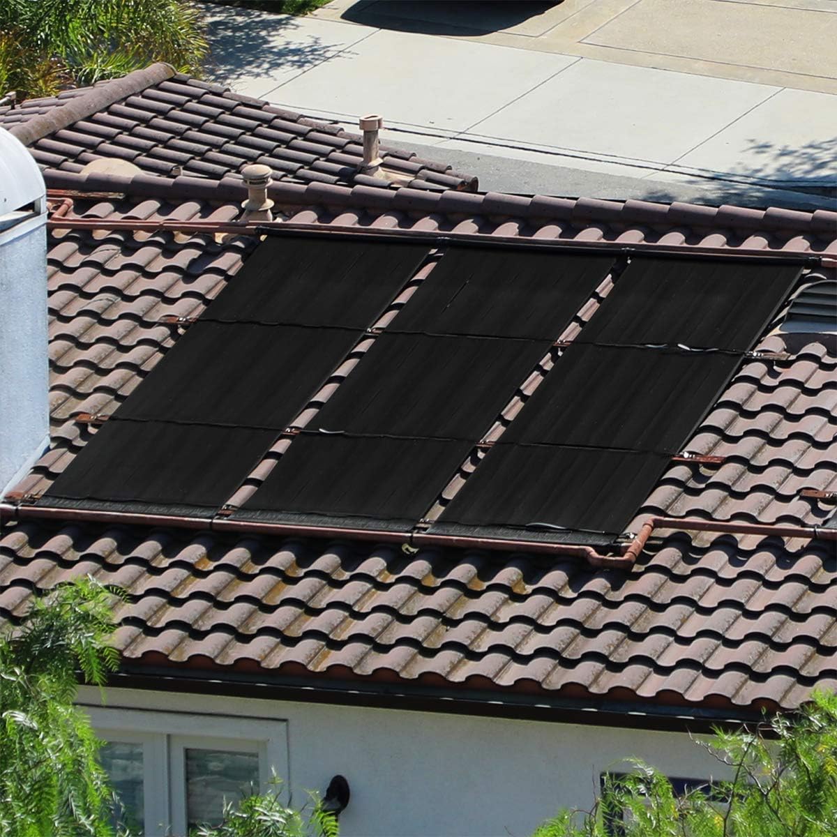 28" X 20' ft Black Solar Panel System Heating Swimming Pool M6720