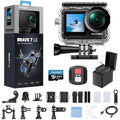 4K30fps Action Camera with 256GB MicroSDXC U3 Memory Card T46752