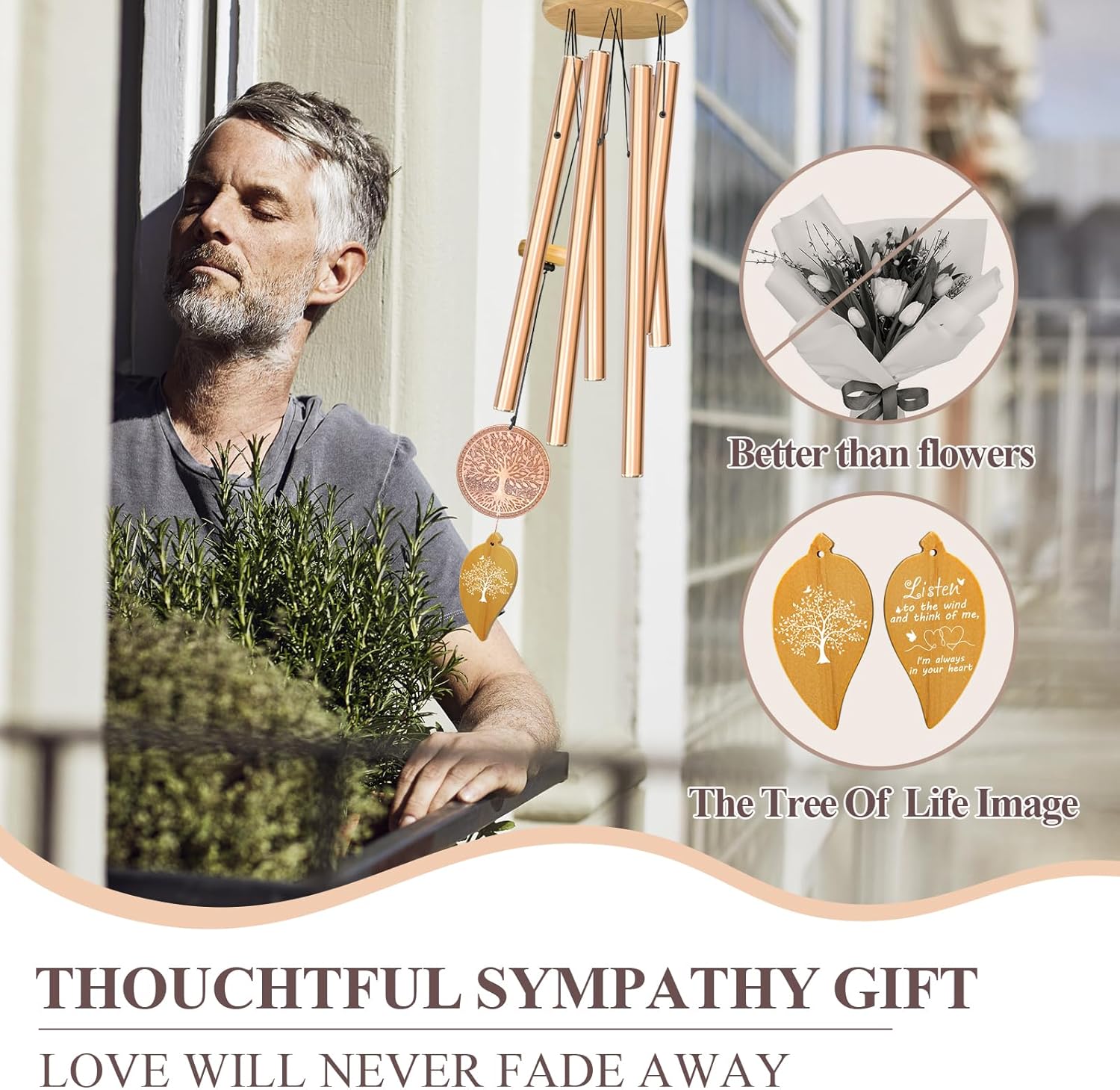 Deep Tone Memorial Wind Chimes N3002