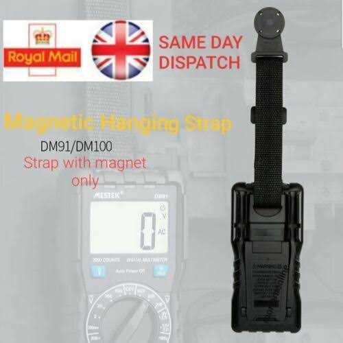 Hanging Loop Strap Magnet Hanger Kit for Multimeter 1 Straps 1 Clips and Magnetic Hanger J4177