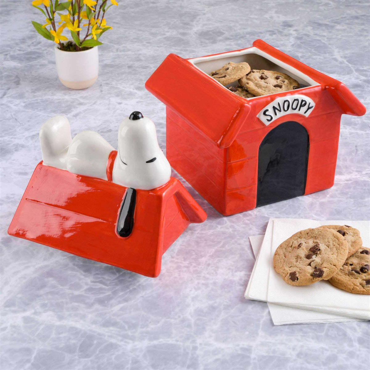 11.2 Dog House Cookie Jar Z481