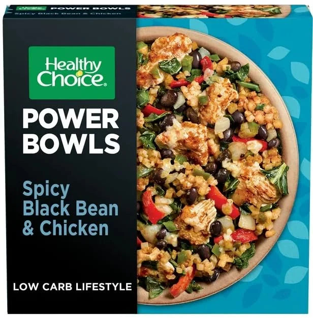 Spicy Black Beans Chicken & Riced Cauliflower Frozen Meal, 9.25 oz Pack of 6 D795