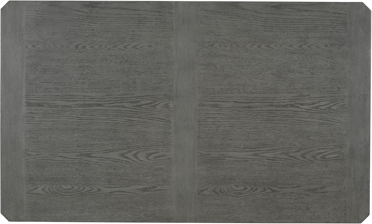 6-Piece Dining Table Set with 4 Upholstered Chairs and 1 Bench, Solid Wood, Dark Gray R132579