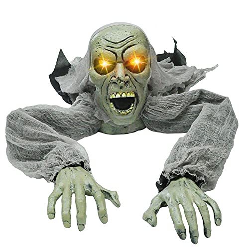 Zombie Halloween Decoration with Sound and Flashing Eyes X741