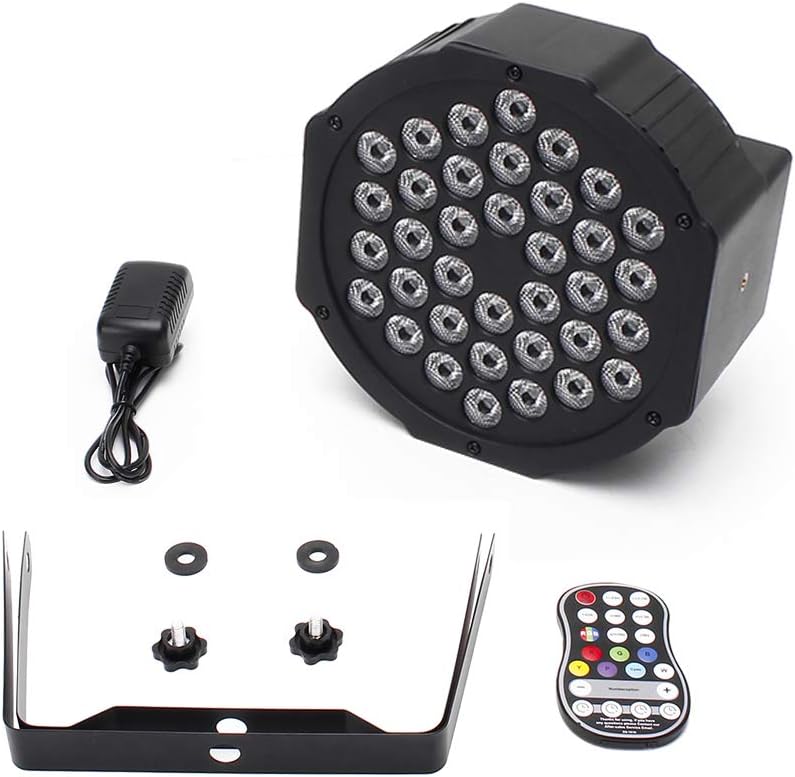 4 Pack Rechargeable Battery Powered RGB LED Uplights A34639