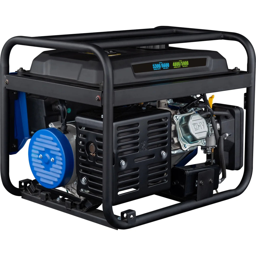 6600 Peak Watt Dual Fuel Portable Generator W8030
