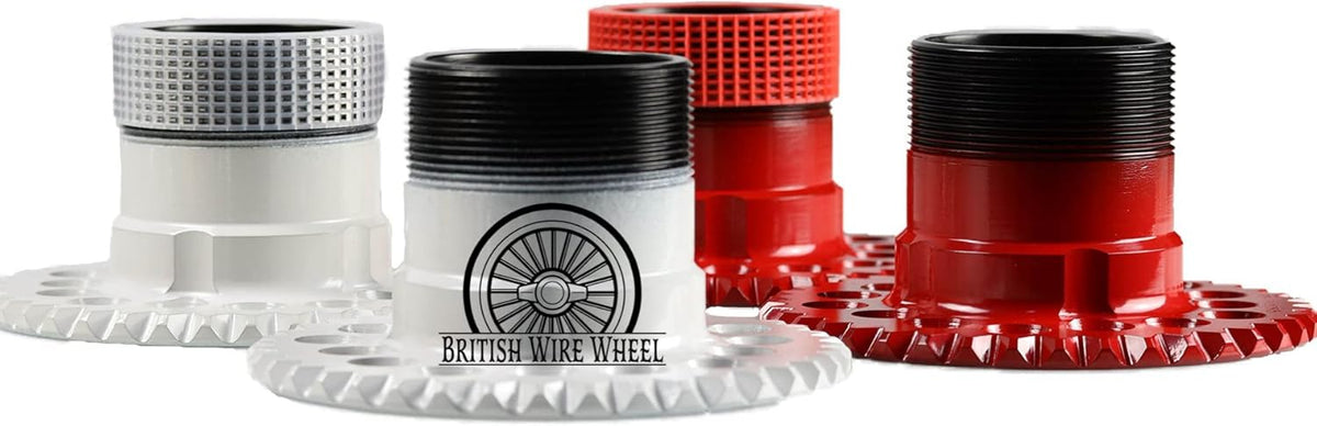 5 Lug Knock Off Wire Wheel Adapters, Set of 4 H4365