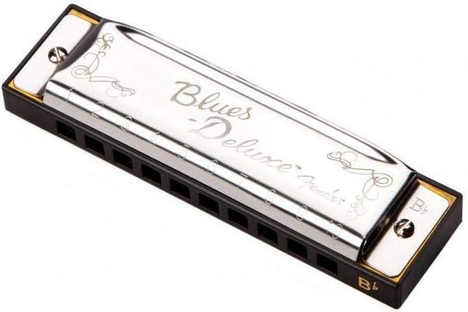 Blues Deluxe Harmonica, Key of B Flat Q2035