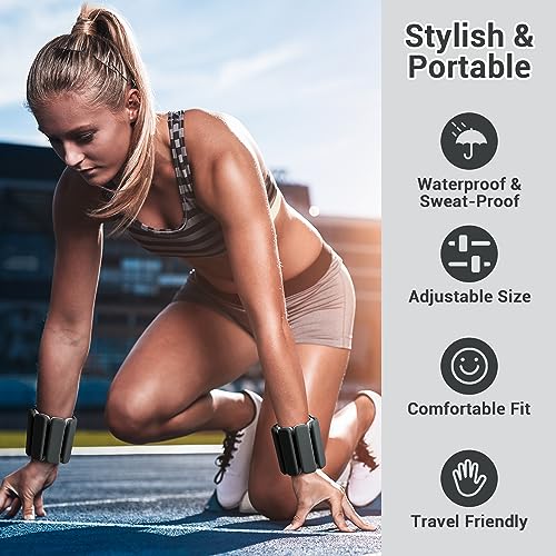 1 Pair Adjustable Silicone Wrist Bangles Z1753