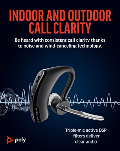 Wireless Headset Single-Ear Bluetooth with Noise-Canceling Mic I420301
