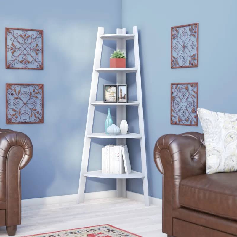 Black Corner Unit Bookcase E136