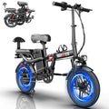 2 Seater Electric Bike, 16" Fat Tire, Full Suspension G4896