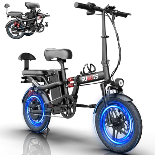2 Seater Electric Bike, 16" Fat Tire, Full Suspension G4896