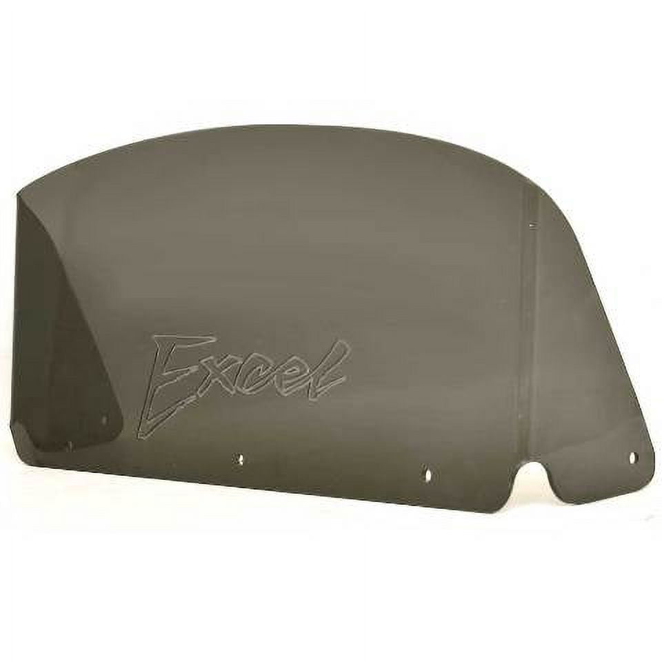 25 1/4 Inch Smoke Plexiglass Boat Windshield F211