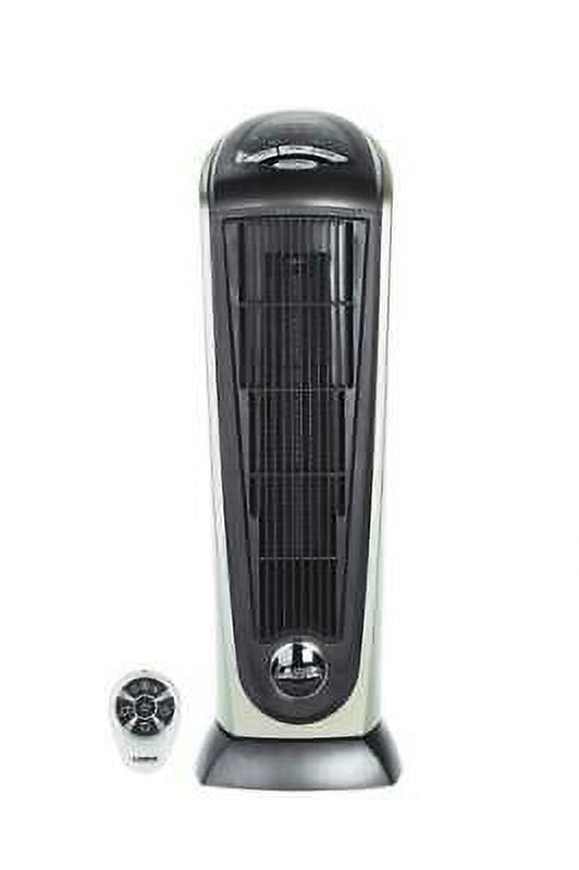 Black/Gray Electric Ceramic Tower Heater E9869