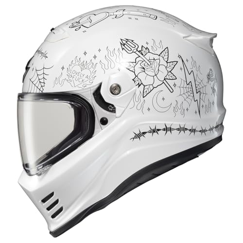 Matte Black Full Face Motorcycle Helmet DOT ECE 22.06 Approved Q345576