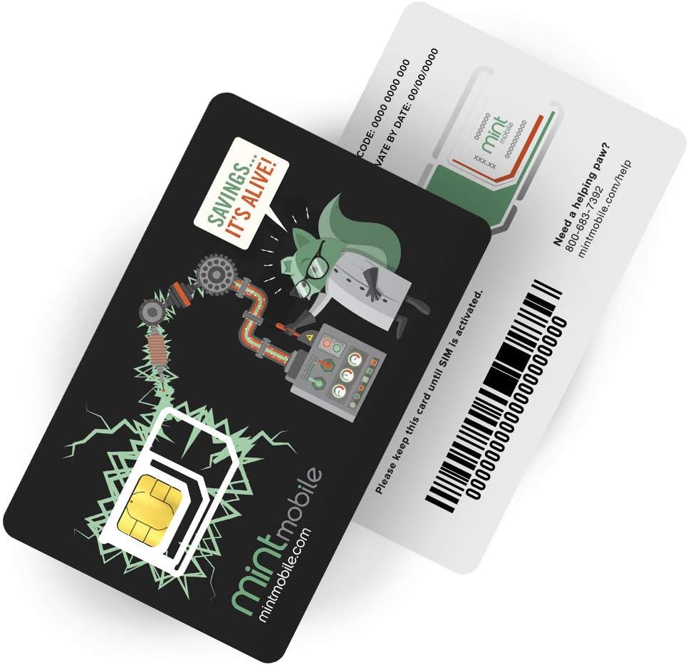 10GB 5G • 4G LTE Data + Unlimited Talk & Text for 3 Months GSM SIM Card U4027