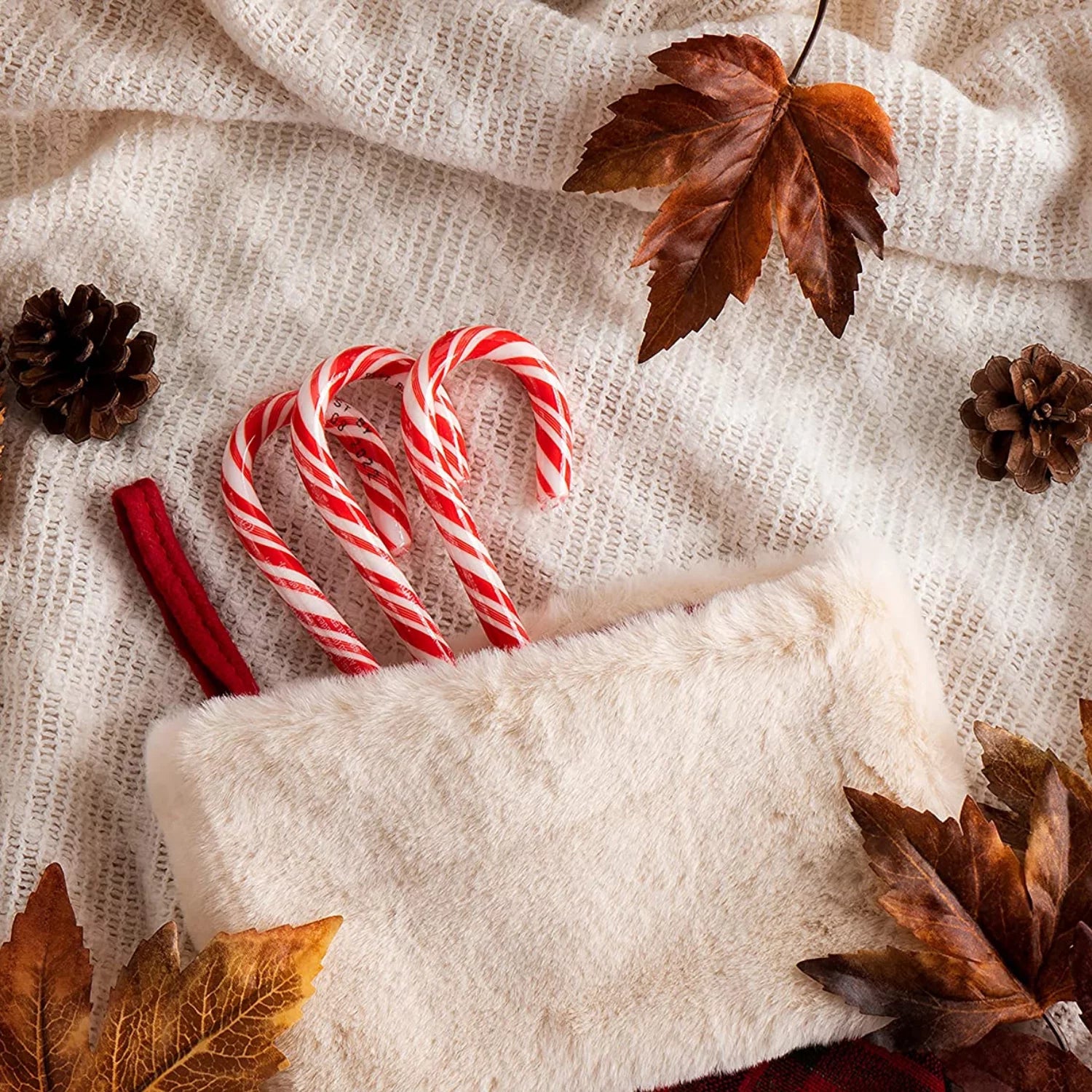 Red & White Peppermint Candy Canes Natural Peppermint Flavor 12pc Holiday Candy per Box Pack of 6 Total of 72ct G840