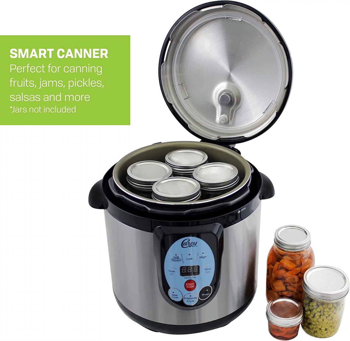 9.5 Qt Stainless Steel Electric Pressure Cooker and Canner R8116