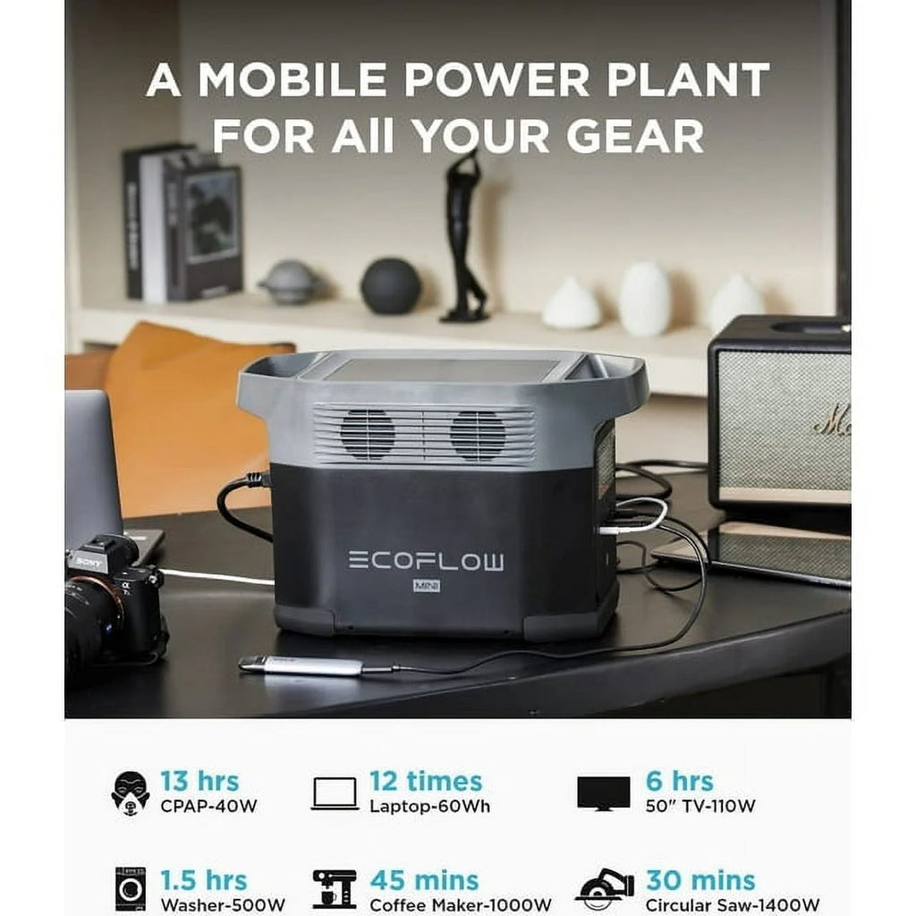 882Wh Capacity Portable Power Station Solar Generator T1605