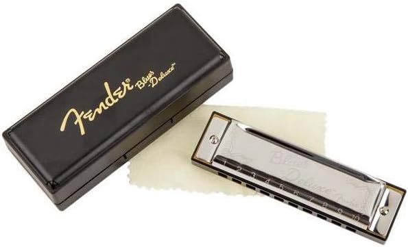 Blues Deluxe Harmonica, Key of B Flat Q2035