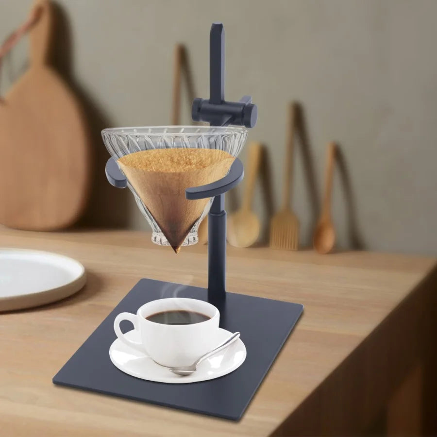 Black Adjustable Pour Over Coffee Stand G465