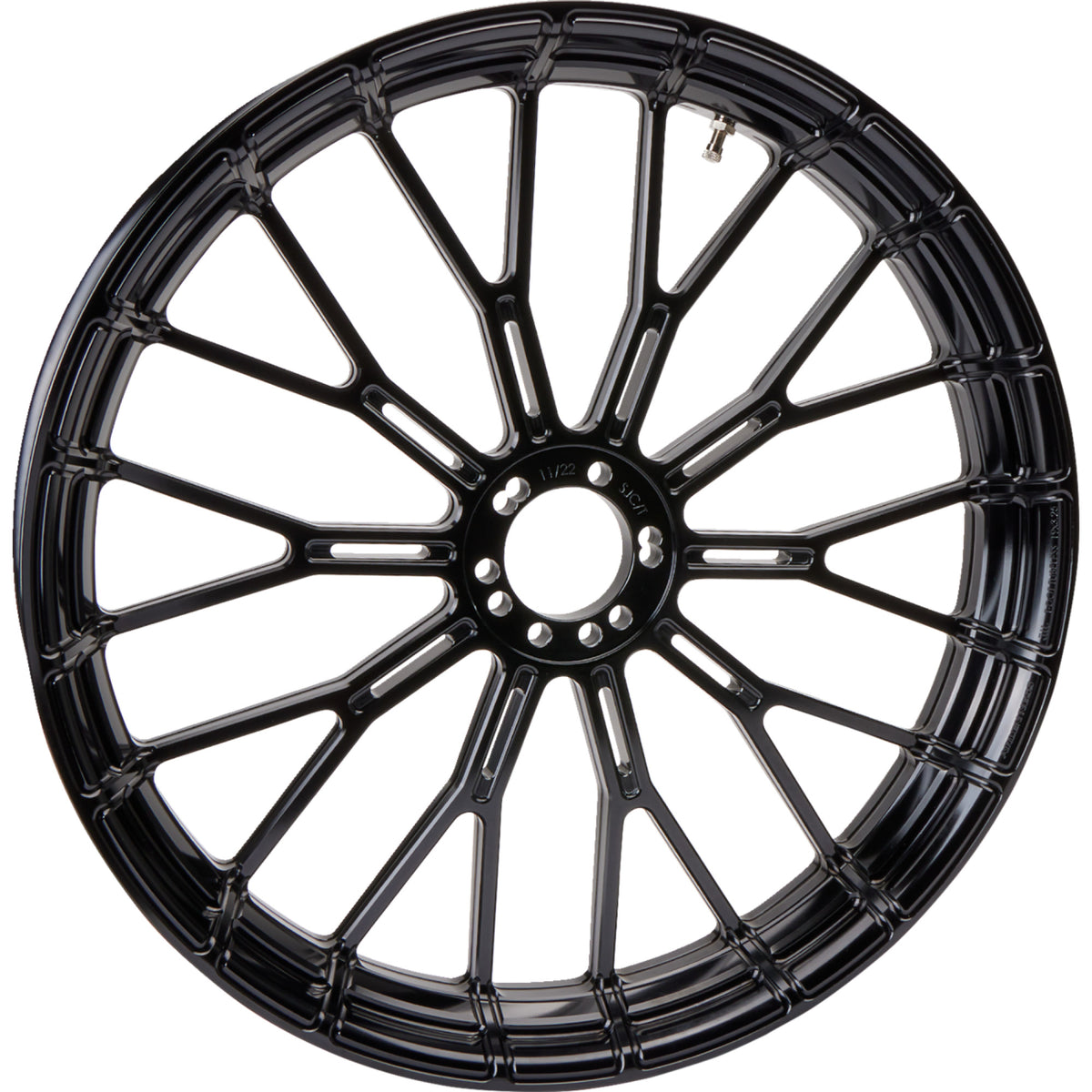21" x 3.5" Y-Spoke Forged Black Front Wheel P243424