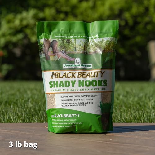 Black Beauty Shady Nooks Grass Seed 3 lb W6515