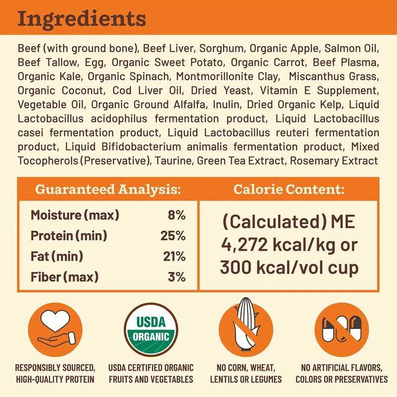 Primal Kibble in The Raw Beef Dog Food Y941