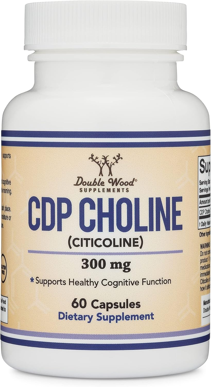 60 Capsules 300mg CDP Choline Supplement N976