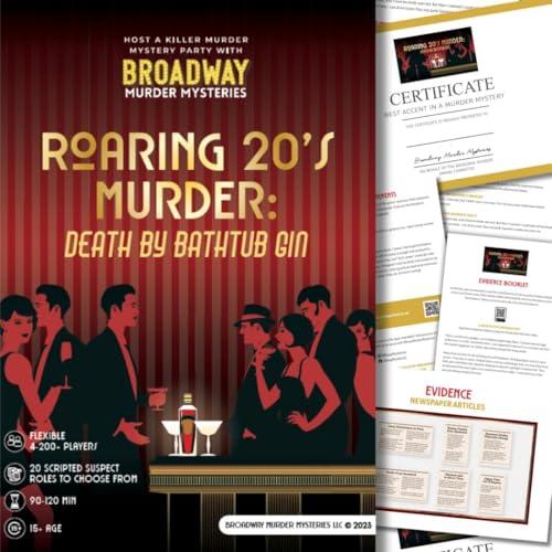 Murder Mystery Game Physical Game Kit V689
