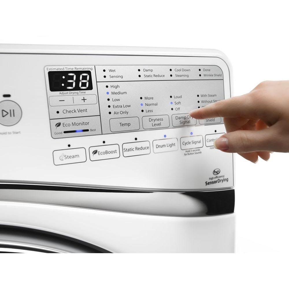 White Front-Loading Gas Dryer G688600