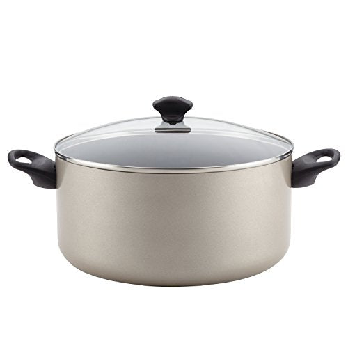 10.5-Quart Aluminum Nonstick Covered Stockpot D431100