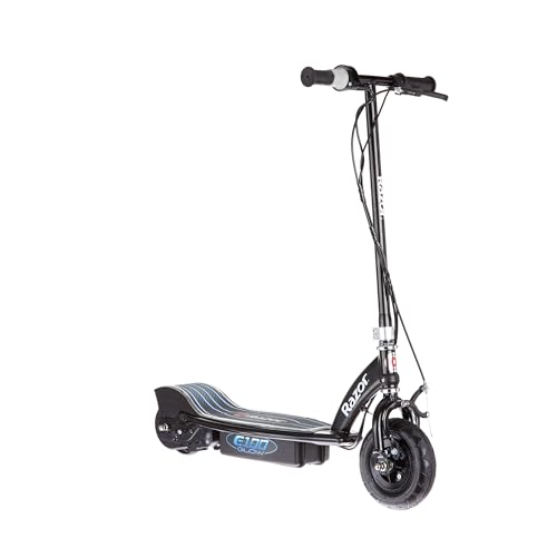 Electric Scooter with LED Light-Up Deck, 8" Air-filled Front Tire S353