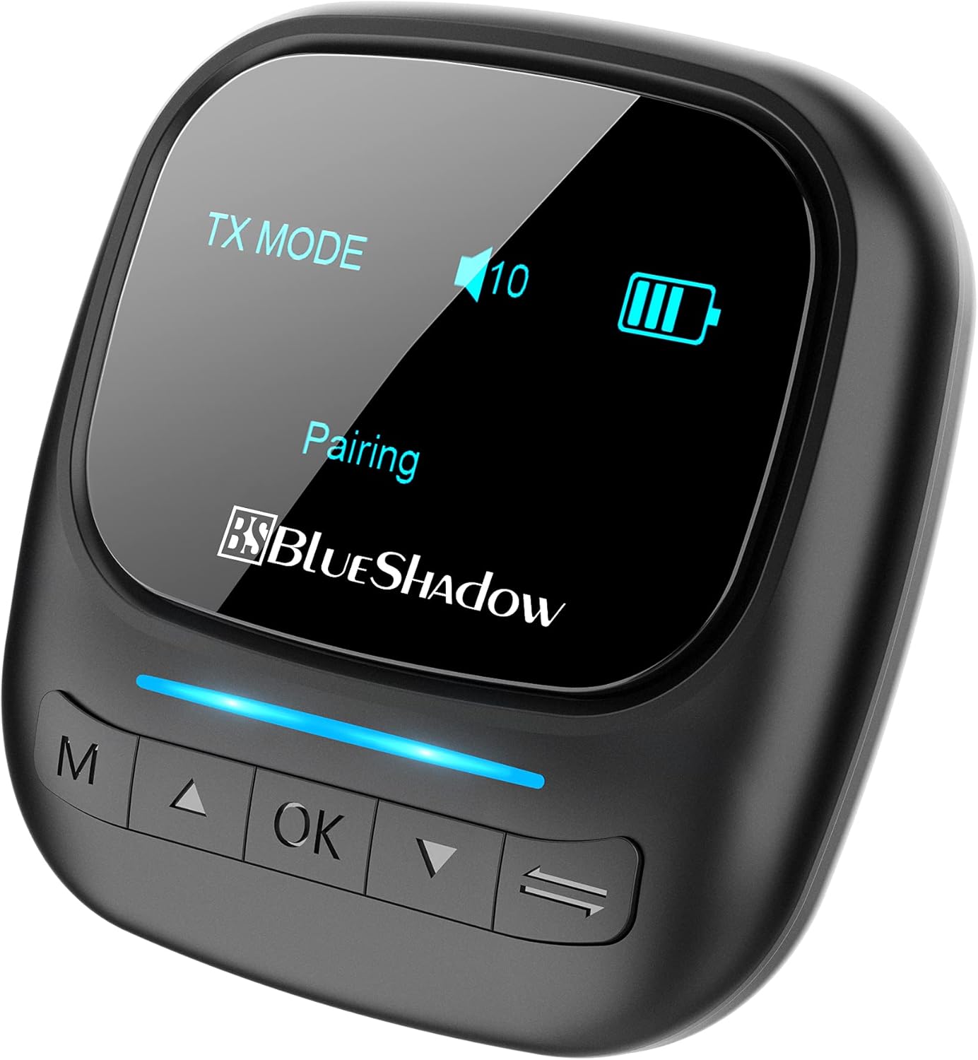 Bluetooth 5.0 2-in-1 Wireless Bluetooth Adapter with Display Screen G546303