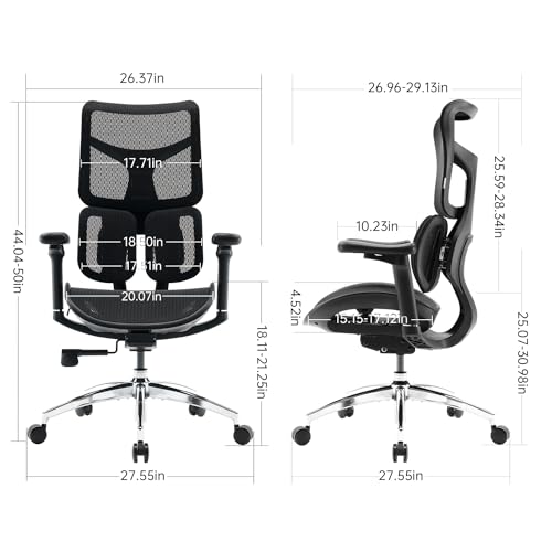 White Italian Velvet Mesh Ergonomic Office Chair D790