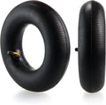 2 Pack Heavy Duty Replacement Inner Tubes with TR-13 Straight Metal Air Valve Stem Q11522