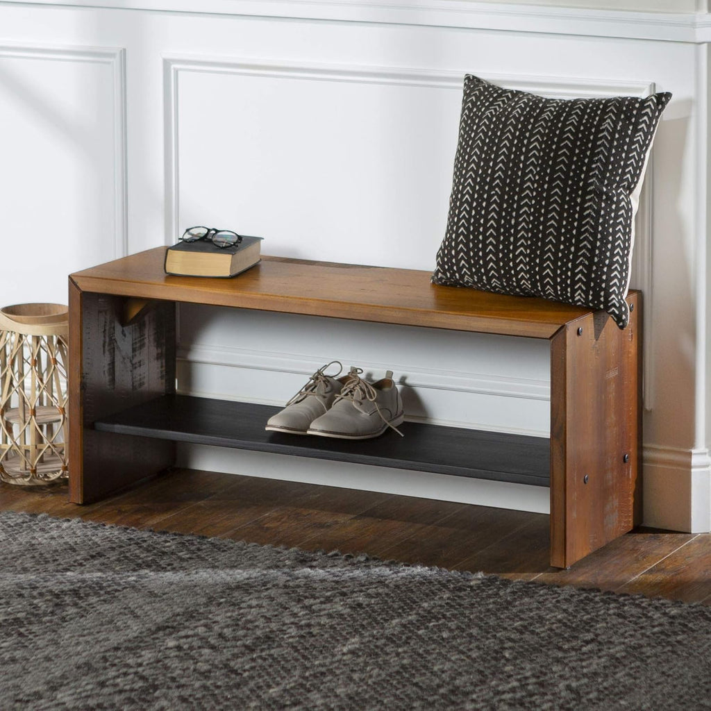 60 Inch Grey Solid Wood TV Stand J78543